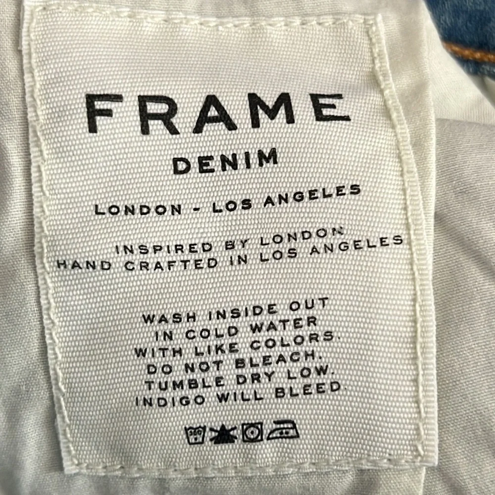 FRAME DENIM LE SKINNY DE JEANNE Marco Court Light Wash Sz 28